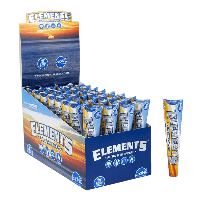 Elements pre-rolled cones by Pipe420, known as the best wholesale distributor glass pipes for smoking LA.
