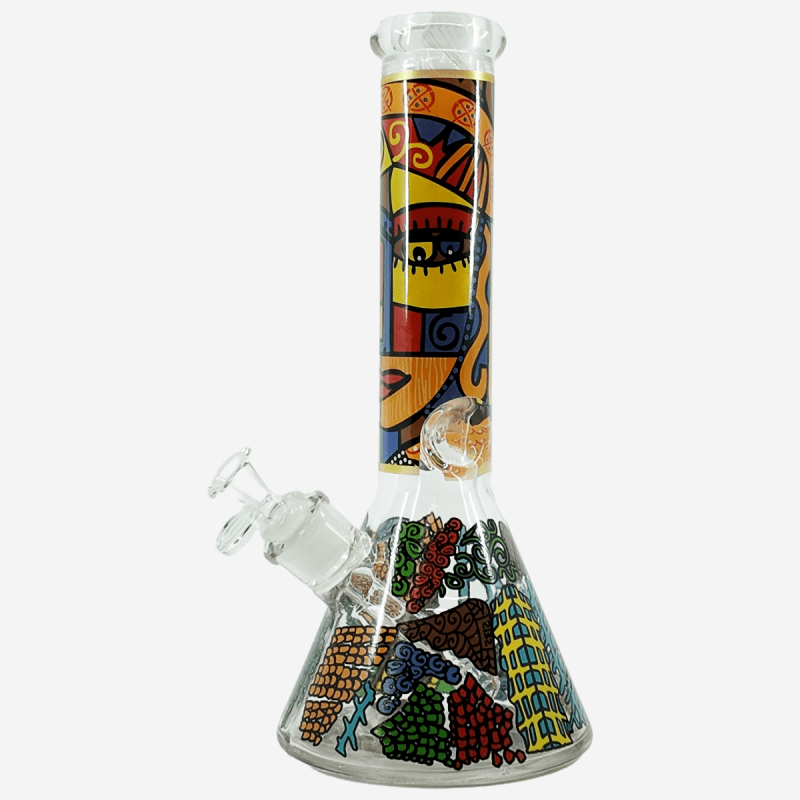 12.5-inch 7mm Beaker Water Pipe Multi-Color Set by Pipe King LLC – distributed by Pipe King Wholesale | Wholesale glass pipe distributors LA USA best wholesale glass pipe distributors LA