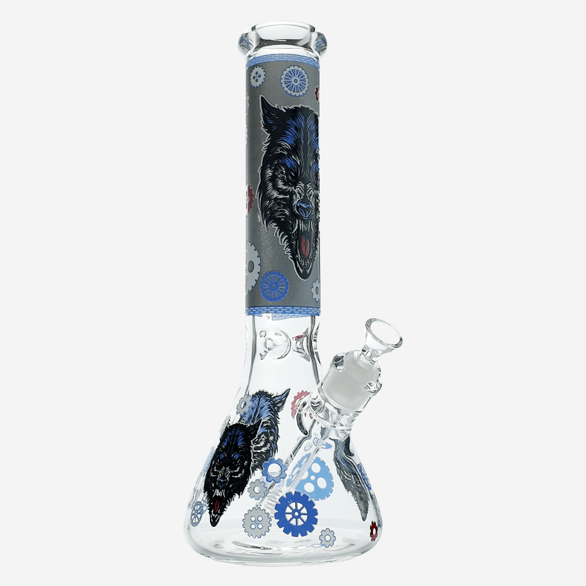 Untitled-2024-08-22T173647.142.png Stylish 14 inch werewolf patterned hand pipe – Available at Pipe King LLC LA Wholesale Smoke Shop
