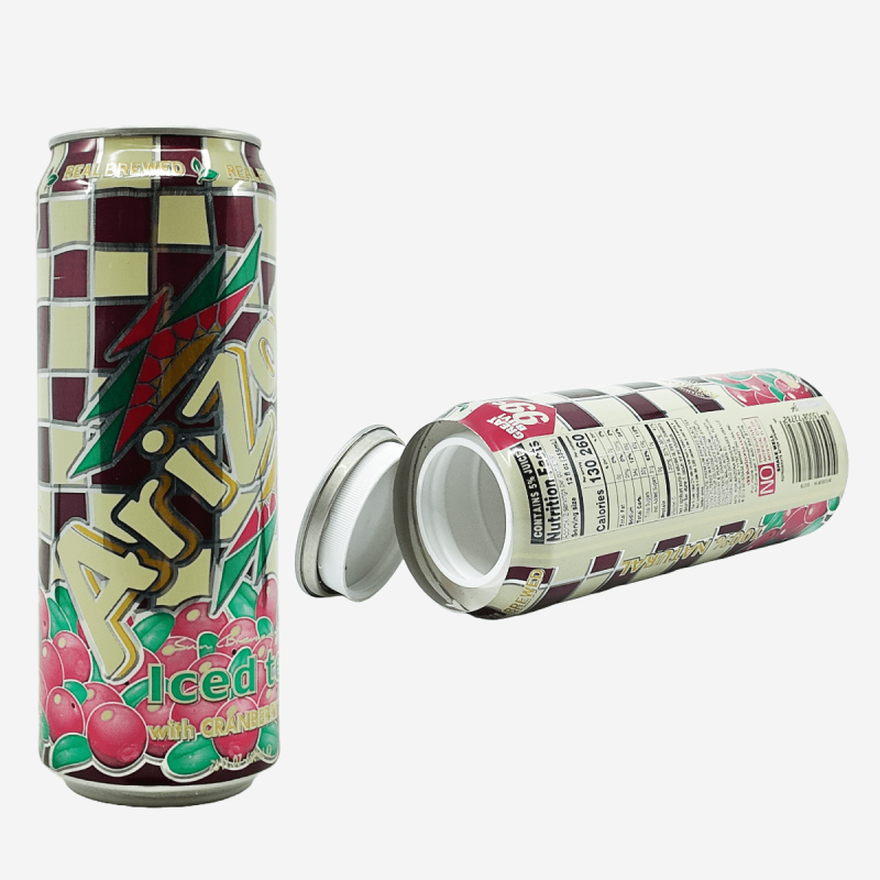 Discreet stash box disguised as iced tea or cocktail container – Pipe King LLC Los Angeles Wholesale Accessories