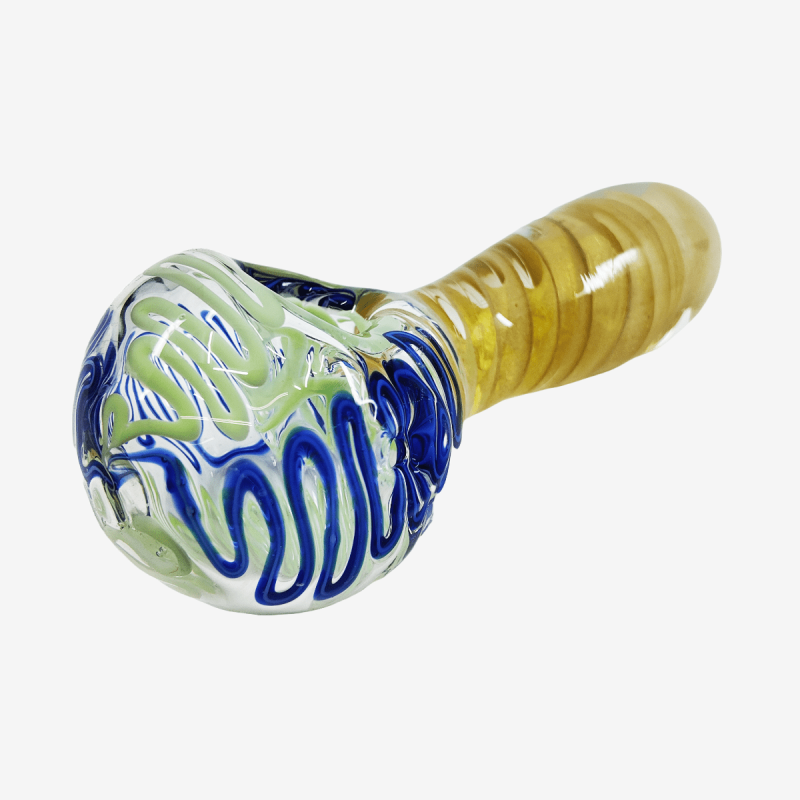 Durable 550 gram spiral boro style heavy handpipe – Pipe King LLC Los Angeles Wholesale Accessories