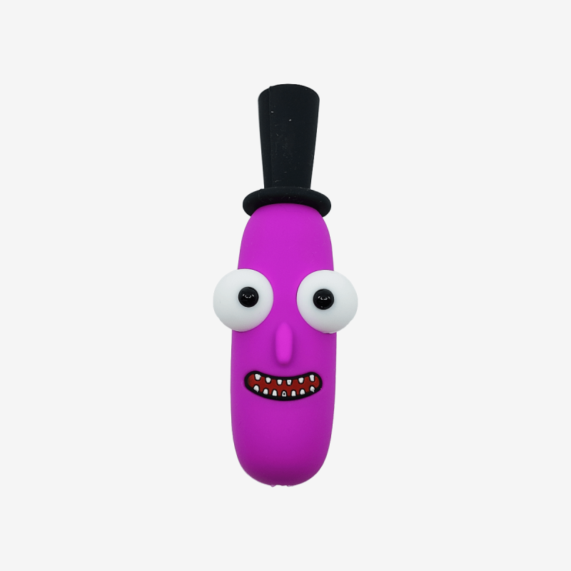Unique 4" Mr. Poppy Butt Hole themed colored silicone pipe – Pipe King LLC Los Angeles Wholesale Accessories