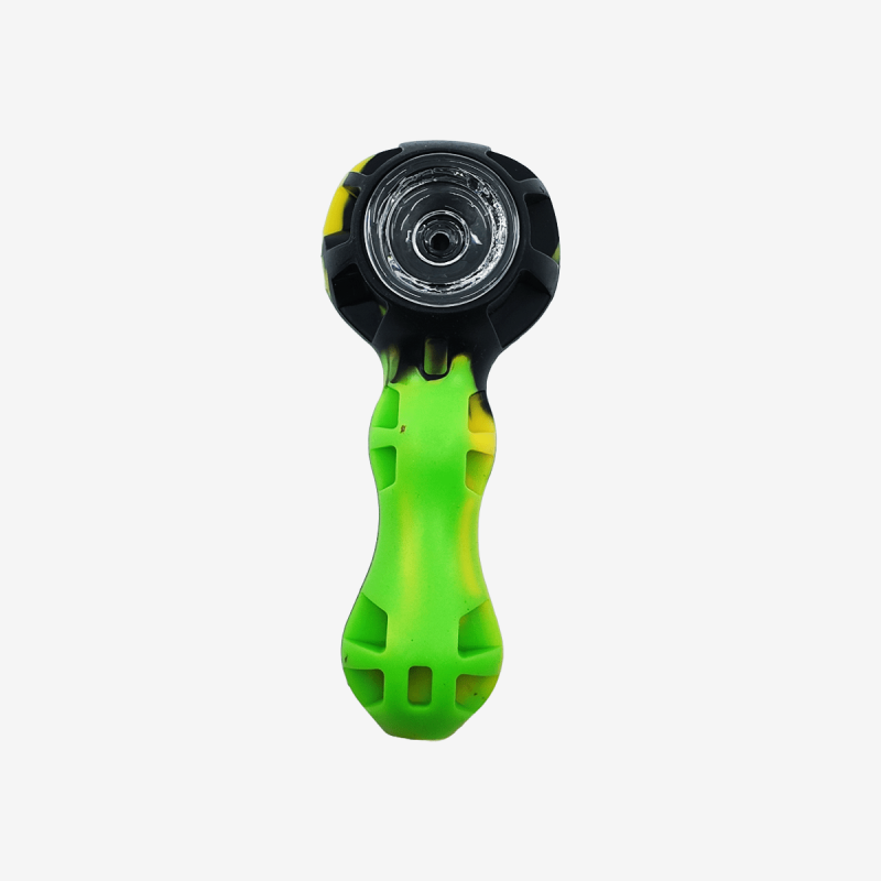 Compact 4.5" silicone honeycomb spoon pipe for smokers – Pipe King LLC LA Wholesale Smoke Shop and Accessories