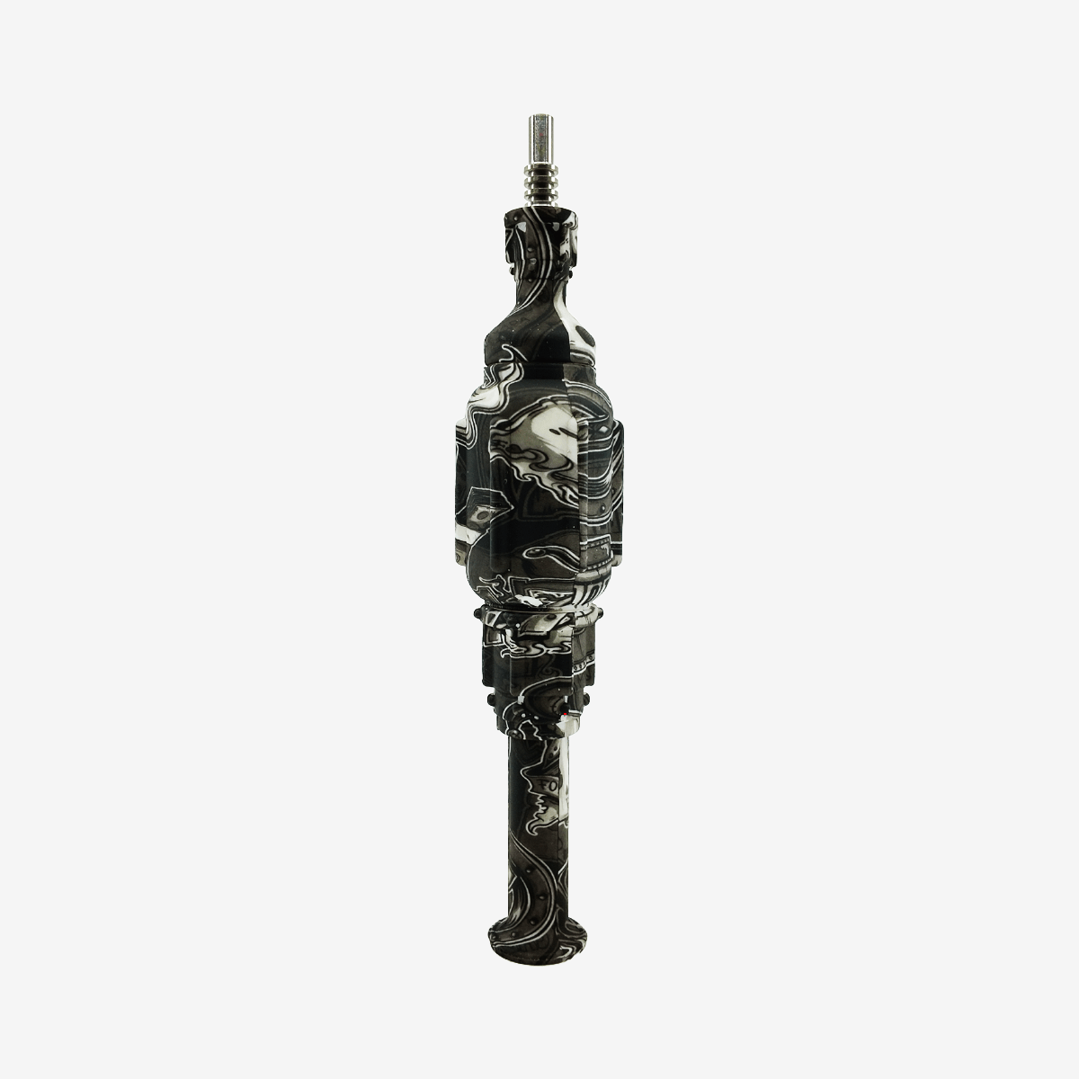 Untitled-2024-08-31T154910.818.png Durable 10mm cylindrical silicone nectar collector with printed design – Pipe King LLC Los Angeles Wholesale Accessories