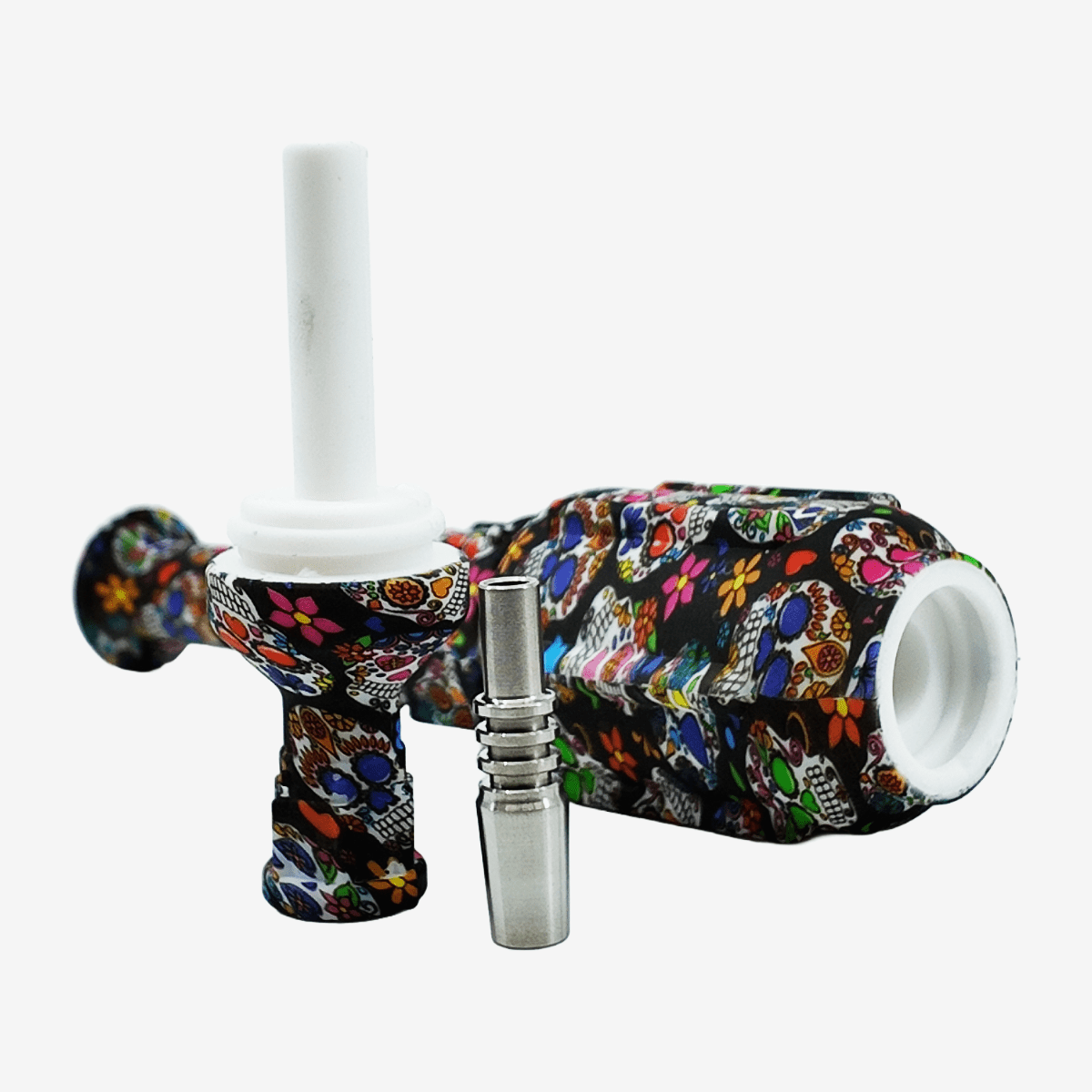 Untitled-2024-08-31T155046.933.png Wholesale 10mm cylindrical nectar collector with printed artwork – Pipe King LLC LA Wholesale Smoke Shop and Accessories