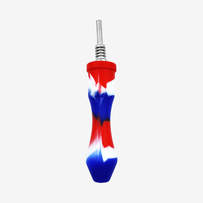 Portable 4.5 inch mini nectar collector for concentrates – Available at Pipe King LLC LA Wholesale Smoke Shop
