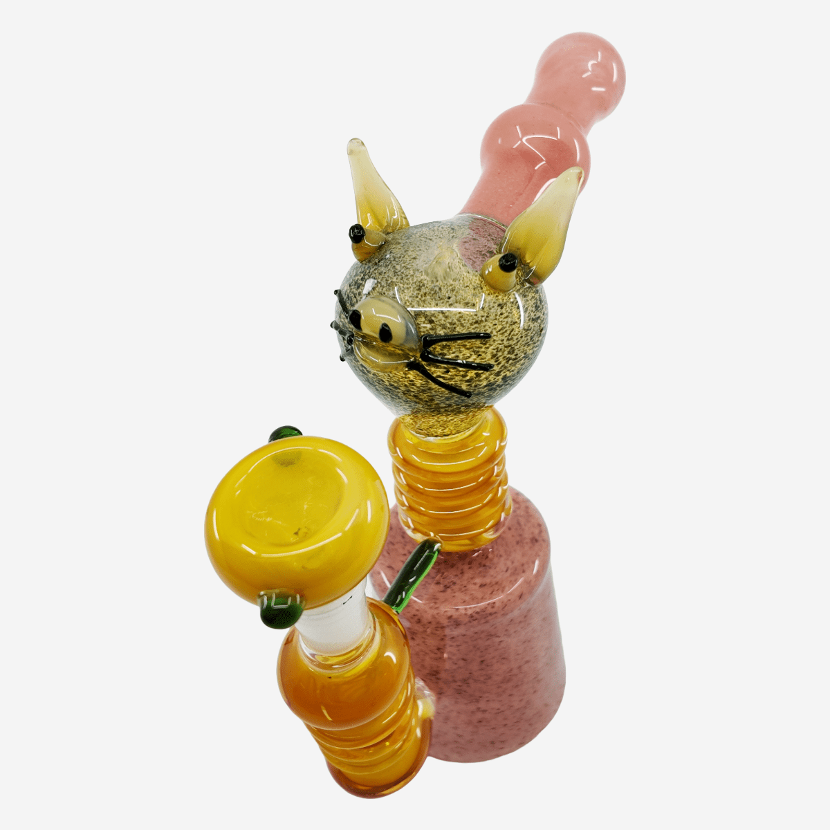 Untitled-2024-09-23T153748.295.png Unique Dazed Meow design 10" glass water pipe – Pipe King LLC Los Angeles Wholesale Smoking Accessories