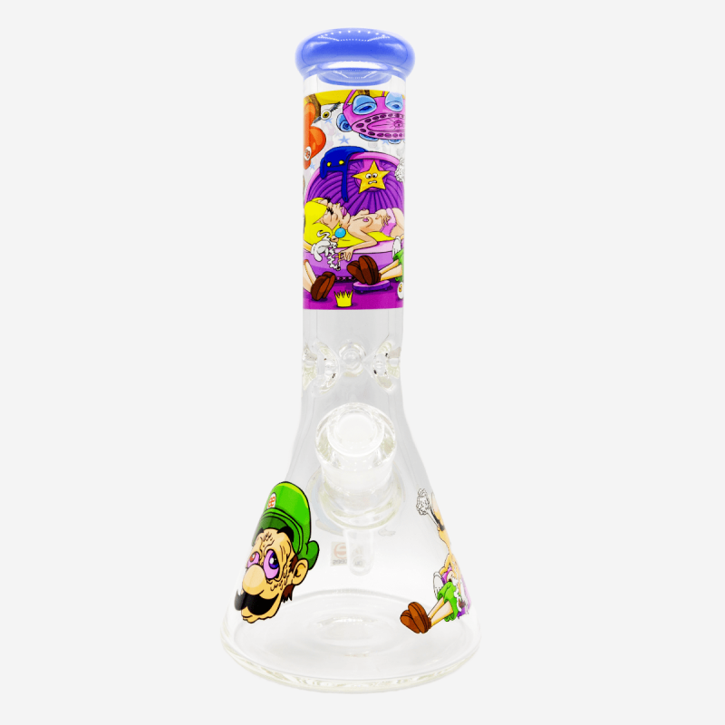 Stylish 12" Dunkee 2 Players Biker design hand pipe – Pipe King LLC Los Angeles Wholesale Accessories