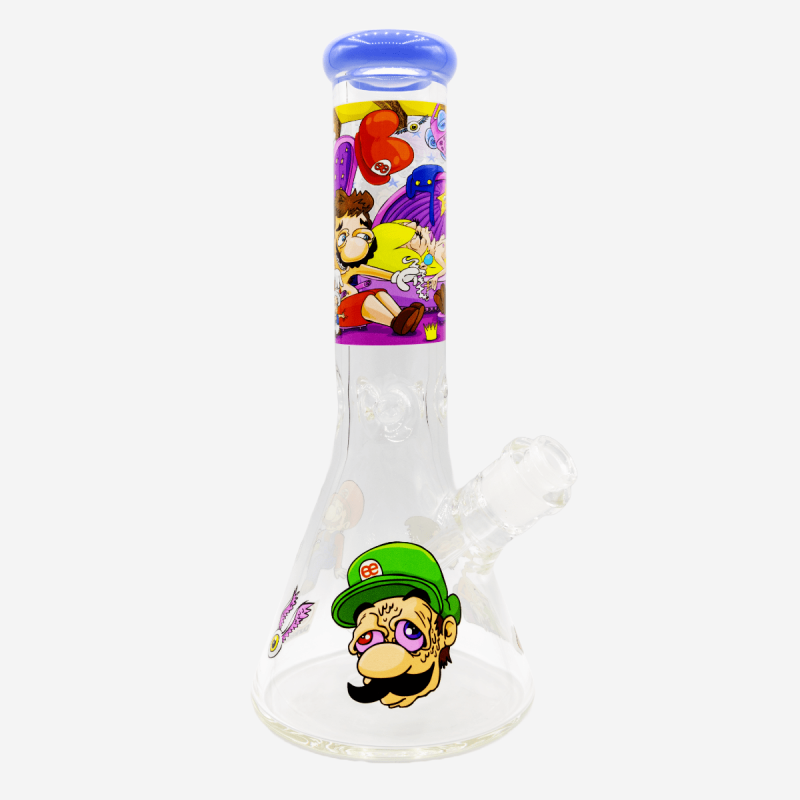 12-inch Dunkee 2 Players Biker Water Pipe by Pipe King LLC – distributed by Pipe420 | Wholesale glass pipe distributors LA USA best wholesale glass pipe distributors LA