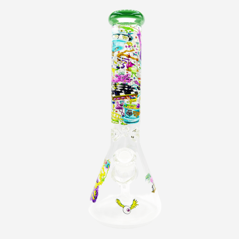 Stylish 14" Dunkee Chess of Life Biker design hand pipe – Pipe King LLC Los Angeles Wholesale Accessories