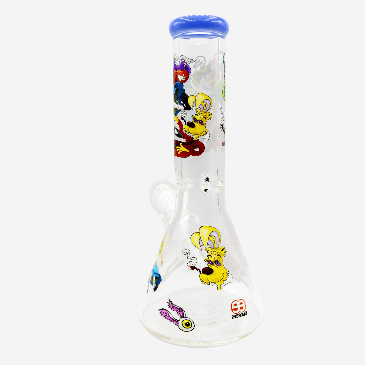 Untitled-82.png Unique 12 inch Dunkee Down The Hole Biker patterned hand pipe – Available at Pipe King LLC LA Wholesale Smoke Shop