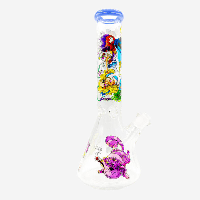 Stylish 14" Dunkee Down The Hole Biker design hand pipe – Pipe King LLC Los Angeles Wholesale Accessories