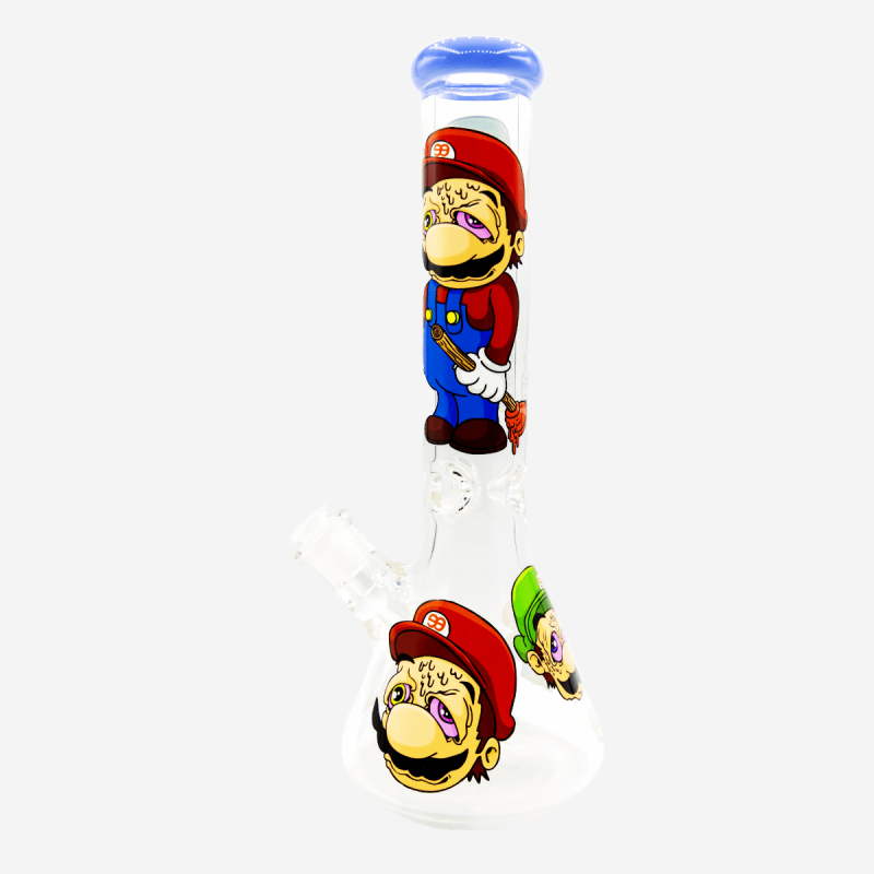 Wholesale 14 inch Dunkee Right Mushrooms Biker hand pipe – Pipe King LLC LA Wholesale Smoke Shop and Accessories