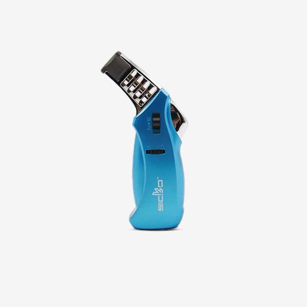 Sicko SKO-006 Torch Lighter Sicko SKO-006 Torch Lighter available in Gold, Light Blue, Dark Blue, Red, and Black with wind-resistant flame and ergonomic grip.