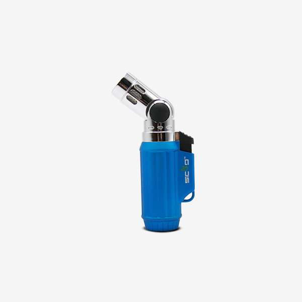 Sicko SKO-010 Torch Lighter a blue and silver lighter