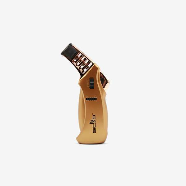 Sicko SKO-006 Torch Lighter Sicko SKO-006 Torch Lighter available in Gold, Light Blue, Dark Blue, Red, and Black with wind-resistant flame and ergonomic grip.