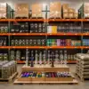 Wholesale oil burner pipe display with glass pipes, bulk inventory, and smoke shop supplies by Pipe420